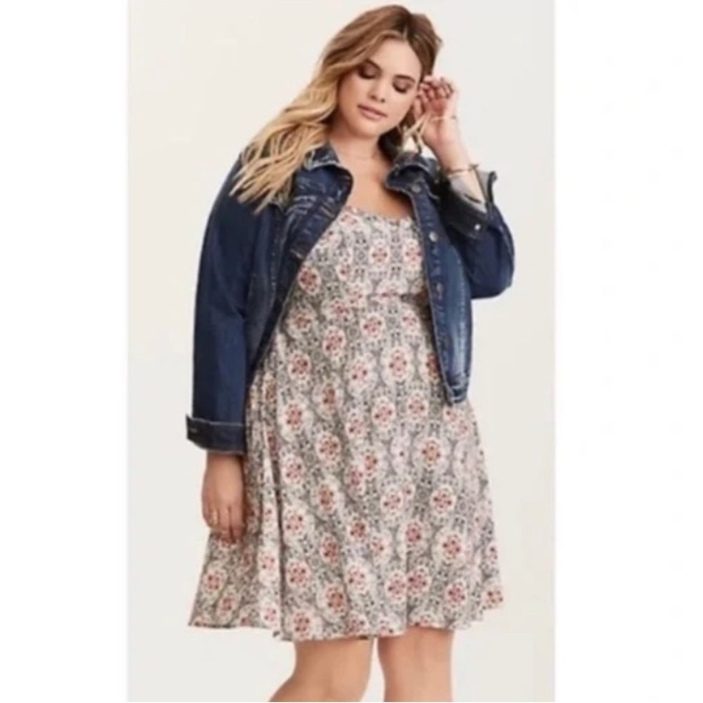 Floral Paisley Print Dress